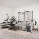 Mercana Romi 23.5" x 23.5" x 26" Solid Wood Side Table