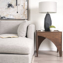 Mercana Laraya 24" x 24" x 24" Solid Wood Side Table