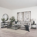 Mercana Trey 22" x 22" x 24" Metal Side Table
