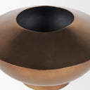 Mercana Quiana 8.3" x 8.3" x 4.8" Metal Vase