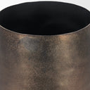 Mercana Quade 9" x 9" x 9" Metal Vase
