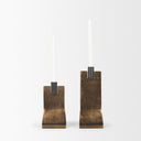 Mercana Polli 4.3" x 4.2" x 11.4" Metal Candle Holder