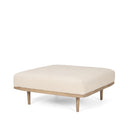 Mercana Shae 37" x 37" x 16" Fabric Ottoman
