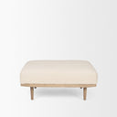 Mercana Shae 37" x 37" x 16" Fabric Ottoman