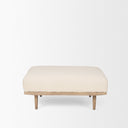 Mercana Shae 37" x 37" x 16" Fabric Ottoman