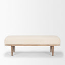 Mercana Shae 56" x 18" x 19" Solid Wood Bench