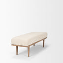 Mercana Shae 56" x 18" x 19" Solid Wood Bench