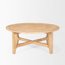 Mercana Taylin 39" x 39" x 16.8" Solid Wood Coffee Table