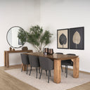 Mercana Sapphira 60" x 16" x 32" Solid Wood Console Table
