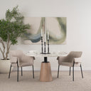 Mercana Maxwell 48" x 48" x 30" Solid Wood Dining Table