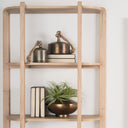 Mercana Taylin 33" x 14" x 83" Solid Wood Wall Shelf