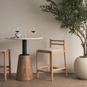 Mercana Sam 20.3" x 21.3" x 33.8" Solid Wood Stool