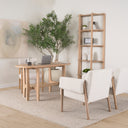 Mercana Taylin 33" x 14" x 83" Solid Wood Wall Shelf