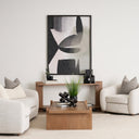 Mercana Eula 67" x 15.5" x 30" Solid Wood Console Table