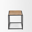 Mercana Taniel 23.3" x 16" x 17" Solid Wood Stool
