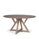 Mercana Jennings 60" x 60" x 29.5" Solid Wood Dining Table
