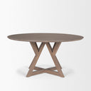 Mercana Jennings 60" x 60" x 29.5" Solid Wood Dining Table