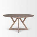 Mercana Jennings 60" x 60" x 29.5" Solid Wood Dining Table