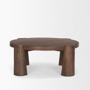 Mercana Tammar 39.5" x 39.5" x 15" Solid Wood Coffee Table