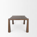 Mercana Tammar 84" x 45.5" x 30" Solid Wood Dining Table