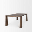 Mercana Tammar 84" x 45.5" x 30" Solid Wood Dining Table