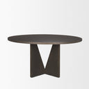Mercana Tarro 60" x 60" x 30" Solid Wood Dining Table