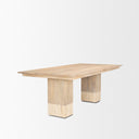 Mercana Shivon 84" x 42" x 30" Solid Wood Dining Table