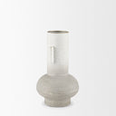 Mercana Torres 7.9" x 7.9" x 12.6" Metal Vase