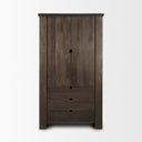Mercana Wallen 40" x 20" x 70" Solid Wood Storage Cabinet