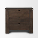 Mercana Wallen 36" x 18" x 31" Solid Wood Accent Cabinet