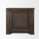 Mercana Wallen 36" x 18" x 31" Solid Wood Accent Cabinet