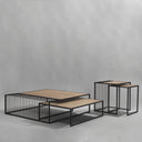 Mercana Miles 22" x 22" x 24" Metal Side Table
