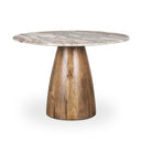 Mercana Allyson 54" x 54" x 30" Solid Wood,Stone Dining Table