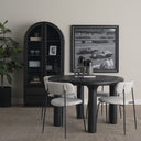 Mercana Gehry 33.3" x 16.3" x 72.3" Iron Display Cabinet