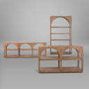 Mercana Bela 80" x 16" x 29" Glass Console Table