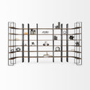 Mercana Turner 36.5" x 36.5" x 90" Solid Wood Wall Shelf