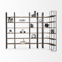 Mercana Taunton 10.5" x 80" x 90" Solid Wood Wall Shelf
