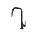 Matte Black / Antique Gold