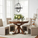 LH Home Irish Coast Round 47/63" Extension Dining Table