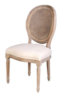 LH Home Napoleon Dining Chair with Cane Back (Set of 2)