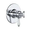 Polished Chrome / Porcelain Lever Handle