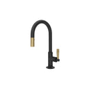 Matte Black / Antique Gold