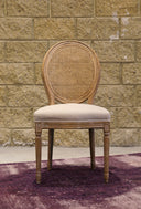 LH Home Napoleon Dining Chair with Cane Back (Set of 2)
