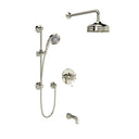 Polished Nickel / Porcelain Lever Handle