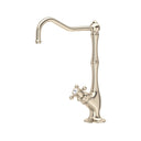 Satin Nickel / Metal Cross Handle