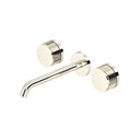 Polished Nickel / Ivory Wheel Handle
