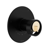Matte Black / Satin Nickel