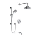 Polished Chrome / Porcelain Lever Handle