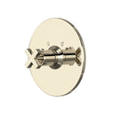 Polished Nickel / Cross Handle