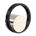 Polished Nickel / Matte Black